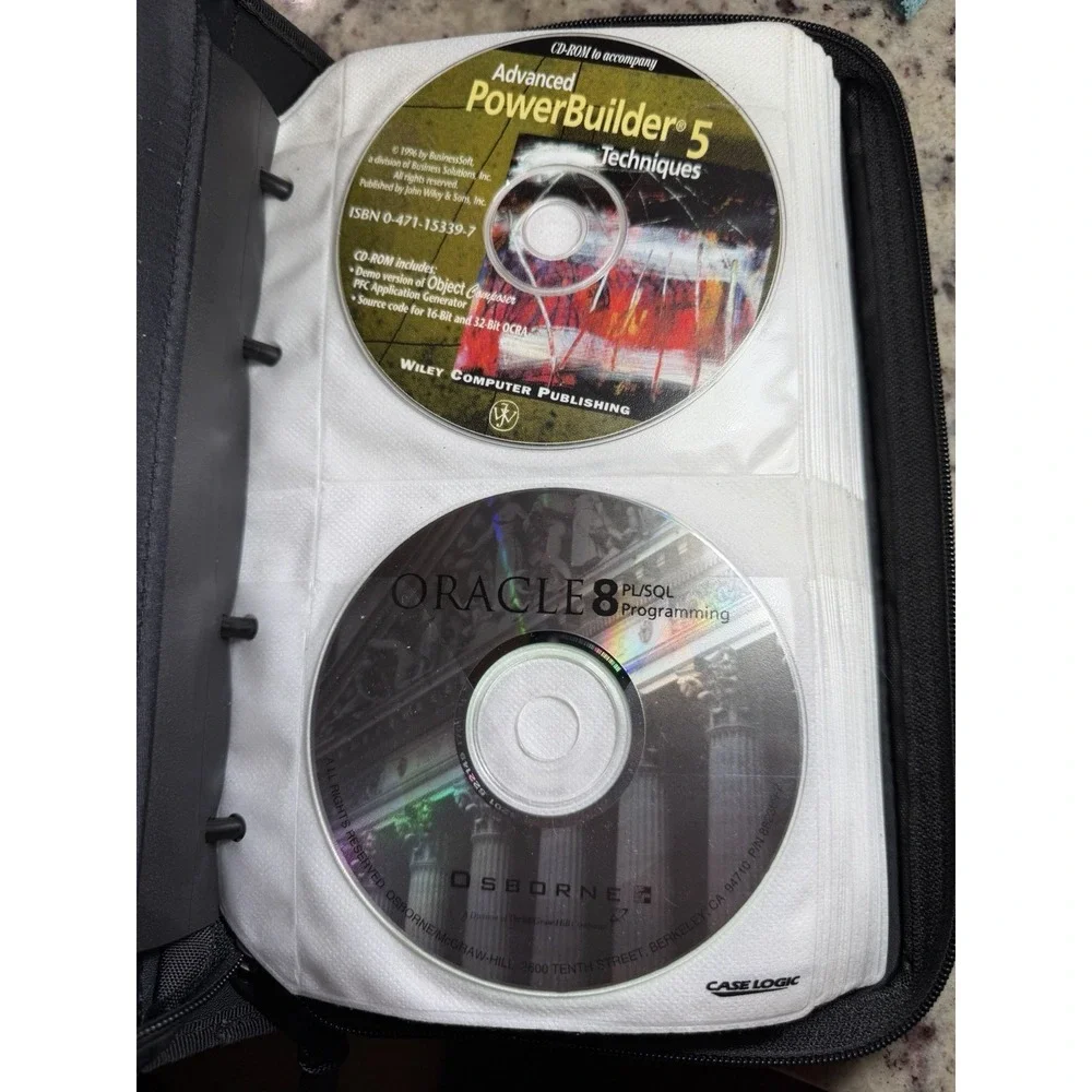 Vintage Microsoft Developer CD Lot Visual Basic C++‎ Oracle NT SQL 90s